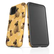 For Google Pixel 4 XL Case Armour Protective Cover Pug Dogs
