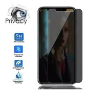 [2- Pack] Anti Peep Tempered Glass Screen Protector iPhone 15 14 13 12 11 X SE