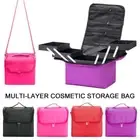 Beauty Kit Nail Enhancement Storage Cosmetic Bag Make up Box Multi-Layer Case