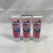 Lot of 3 Coppertone Water Babies Pure And Simple Sunscreen 1 Fl Oz Tube SPF50