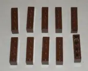 LEGO NEW 1x4 Reddish Brown Brick (10x) 4211225 Brick 3010