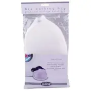 D.Line Bra Washing Bag White Quick Drying Breathable Mesh Layer Plastic Rib