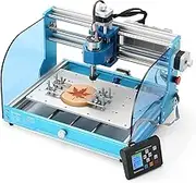 Genmitsu 3018-PROVer V2 Upgraded Desktop CNC Router Machine with GRBL Offline Control, Limit Switches & Emergency-Stop, XYZ Effective Working Area 284 x 180 x 40mm (11.2 x 7.1 x 1.6 inches)