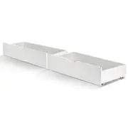 Artiss 2x Bed Frame Storage Drawers Trundle White