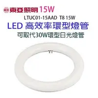 在飛比找蝦皮購物優惠-東亞照明 大友照明 大同照明 15W LED 高效率環型燈管