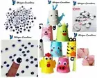 10mm 100pc Joggle Movable Black Eye Wiggly Google Googly Eyes Craft Stick On Art