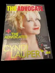The Advocate & OUT Magazine July August 2024 Cyndi Lauper Joel Kim Flip Cover