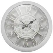 Wall Clock Saat Clock Clock de Pared Wall Saati Vintage Digital Wall Clocks Clock de Wall Wall Watc white