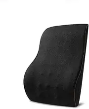 Memory Foam Lumbar Back Support Cushion Seat Waist Back Pillow Home Car Office - Ergonomic Back Pillow for Enhanced Posture & Comfort