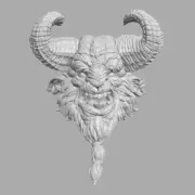 The Faun half man goat v1 custom head for Mythic Legions & other action figures