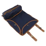 (Blue)Bartender Bag Portable Large Capacity Canvas Travel Bartender Kit Bag BX