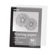 Tracing Paper, 50 Sheets 9x12 inches 31lb/50gsm Artists Tracing Paper Pad,