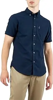 [Ben Sherman] Men's Short Sleeve Signature Oxford Shirt