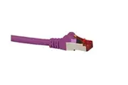 Hypertec 3m RJ45-RJ45 Cat6A 4 Pair LSZH Unshielded Patch Lead Purple