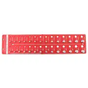 Inch and Metric Screw Nut and Bolt Thread Checker Thread Gauge 28 Holes