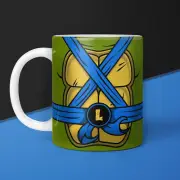 TMNT LEONARDO Coffee Mug, Teenage Mutant Ninja Turtles Gift