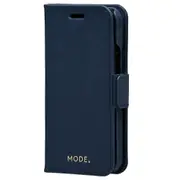 Dbramante New York Leather Magnetic Wallet Case for iPhone 12 Mini Ocean Blue