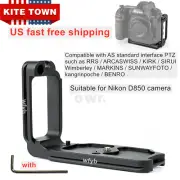 L Plate Bracket Camera Grip dock Holder Apply to with handle Nikon D850 Camera