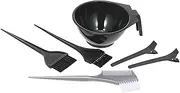 Labymos Ha Color Mixing Dye Kit Ha Coloring Set Salon Tool Ha Dyeing Tint Brush Comb Bowl Ha Clips for Home & Salon