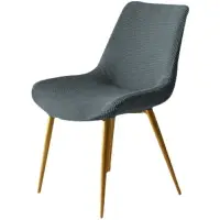 在飛比找樂天市場購物網優惠-椅子套 椅子罩 椅子套罩家用餐椅套罩弧形北歐現代簡約靠背通用