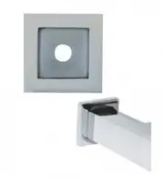 Presale Metlam Paterson Ml6094 Square Mounting Plate - Polished Stainless Steel