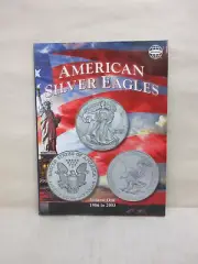 Whitman Coin Folder #4905 American Silver Eagles Date Set Volume 1 1986-2003
