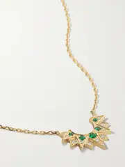 [Piaget] Piaget - Sunlight Rose Gold, Emerald And Diamond Necklace - One size One size Gold