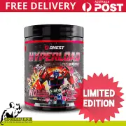 Onest Hyperload Pre workout Pump Strength Energy Autobots Raspberry 25serve