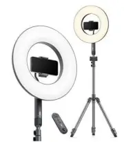 14" LED Selfie Ring Light With Tripod Phone Holder Stand For Makeup Live Stream