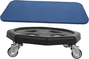 Milisten Abdominal Training Sliding Disc with Knee Pad Portable Fitness Equipment for All Ages Silent Design for Versatile Workouts Reduces Knee Pressure Durable and Safe Random Color