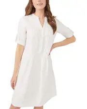 J.McLaughlin Solid Riviera Linen Dress