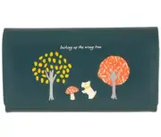 Radley London The Wrong Tree Large Flapover Matinee Wallet Black Multi
