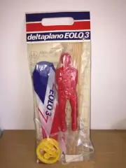 Giolitto Flying Toy HANG GLIDER EOLO 3 RED made in Italy from the 70's vintage