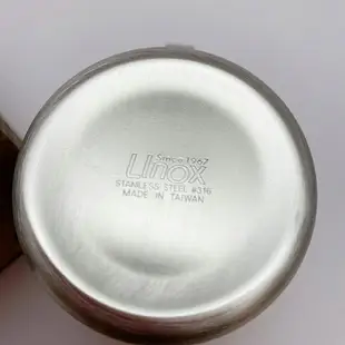 Linox 316附耳小口杯200cc 兒童茶杯水杯 漱口杯 不銹鋼小鋼杯 台灣製造【SV8508】BO雜貨