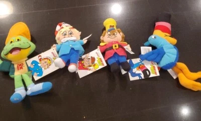 4 Kellogg's Corn Flakes 97 Rice Krispies plush Breakfast Bunch NWT 8”