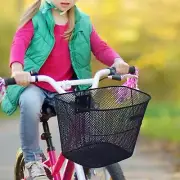 Bicycle Cargo Rack Wire Mesh Basket Bikes Basket Front Rear Folding Bike Storage