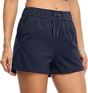 [Generic] Women's Shorts Comfy Trendy Running Athletic Sporty Workout Shorts Drawstring Pants for Summer Casual