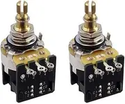 CTS 500K Push Pull Short Shaft Audio Taper Potentiometers - Pair (2X)