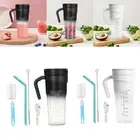 Portable Fruit Juicer Stable Fruit Blender Cup for Sports Camping Kitchen