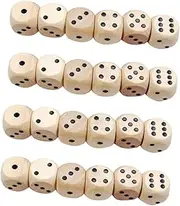 TOYANDONA 6 Sided Novelty Dice Set 16mm Glowing Dice for Party Games and Bar Fun