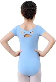 [DIPUG] Leotards for Girls Gymnastics Toddler Leotard Short Sleeve