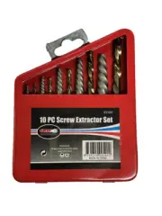GRIP 10pc Ezy out Screw Extractor & drill set 53105