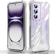 Ezydigitals Case for Oppo A80 5G Shockproof TPU Gel Rubber Soft Case Cover - Clear