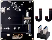 GeeekPi M.2 NVME 2.5 USB Adapter Bottom NU08 for Raspberry Pi 5 with USB 3.0 Connector