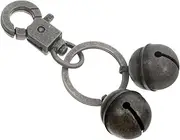Brass Pet Bell Keychain Accessory Collar Charms Loud Jingle Bell for Dogs Cat Collar Decor Pendant
