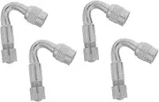 Gatuida 4pcs Valve Stem Extenders Angled Metal Tire Valve Extensions for Cars and Motorcycles Durable Copper Adaptors for Enhanced Performance and Compatibility