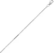 [JewelryWeb] 925 Sterling Silver Dapped Cable Chain Bracelet 1.3mm Has Alternating Sections of Link Creating a Unique Bar Design Lobster Clasp Closure-Link-Bracelet for Women and Men