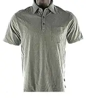 Buffalo David Bitton Men's Short Sleeve Polo (Sage Green, X-Large)