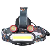 1300LM 2 x T6 LED COB Rechargeable 18650 Battey Headlamp Head Light Torch
