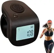 WJnflQN Counter Clicker | Waterproof LED Display Pitch Counter with Finger Ring Design,Multi-Functional Counting Clicker, Track & Field Equipment Accessories for Young People, Elderly